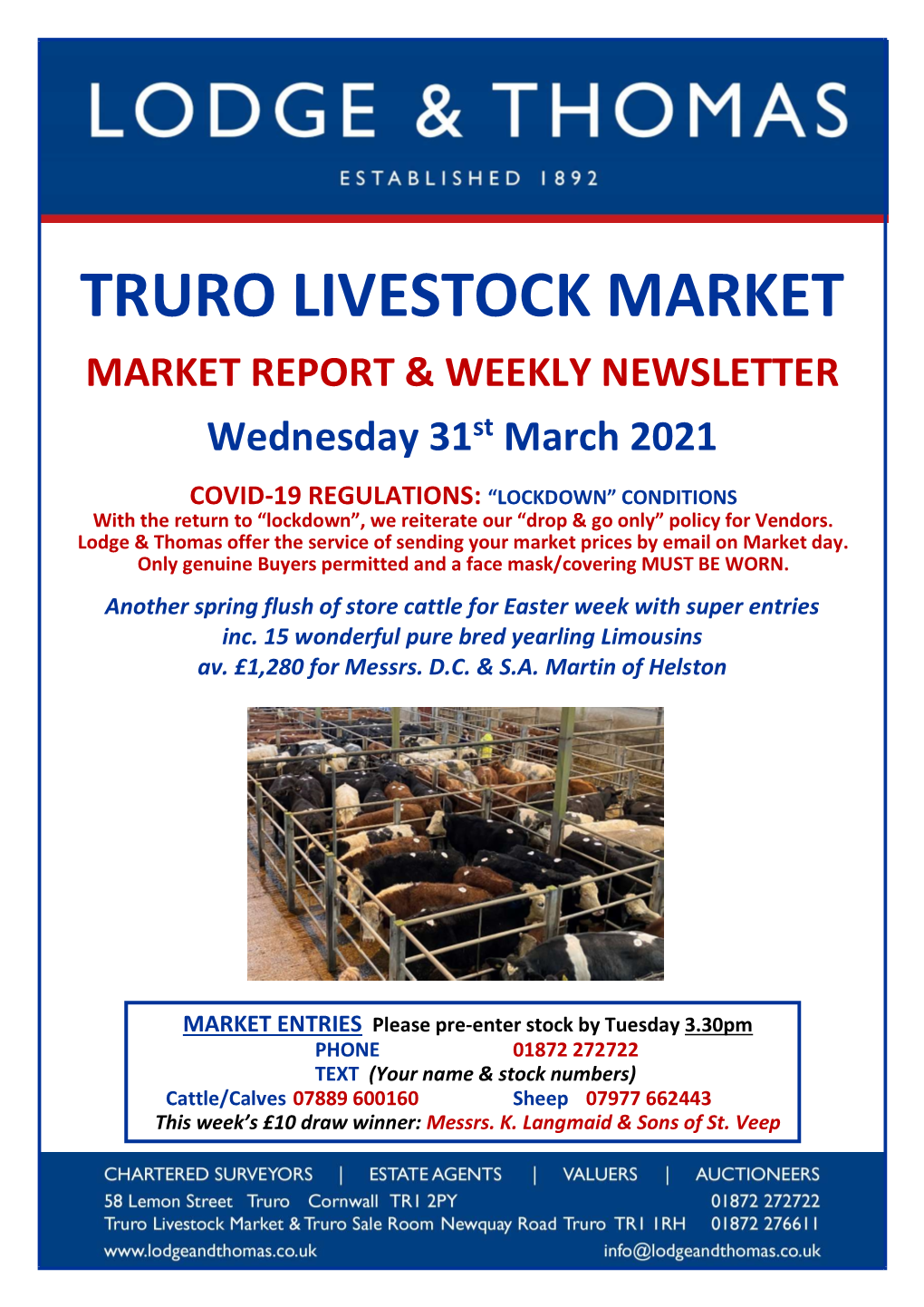 Truro Livestock Market