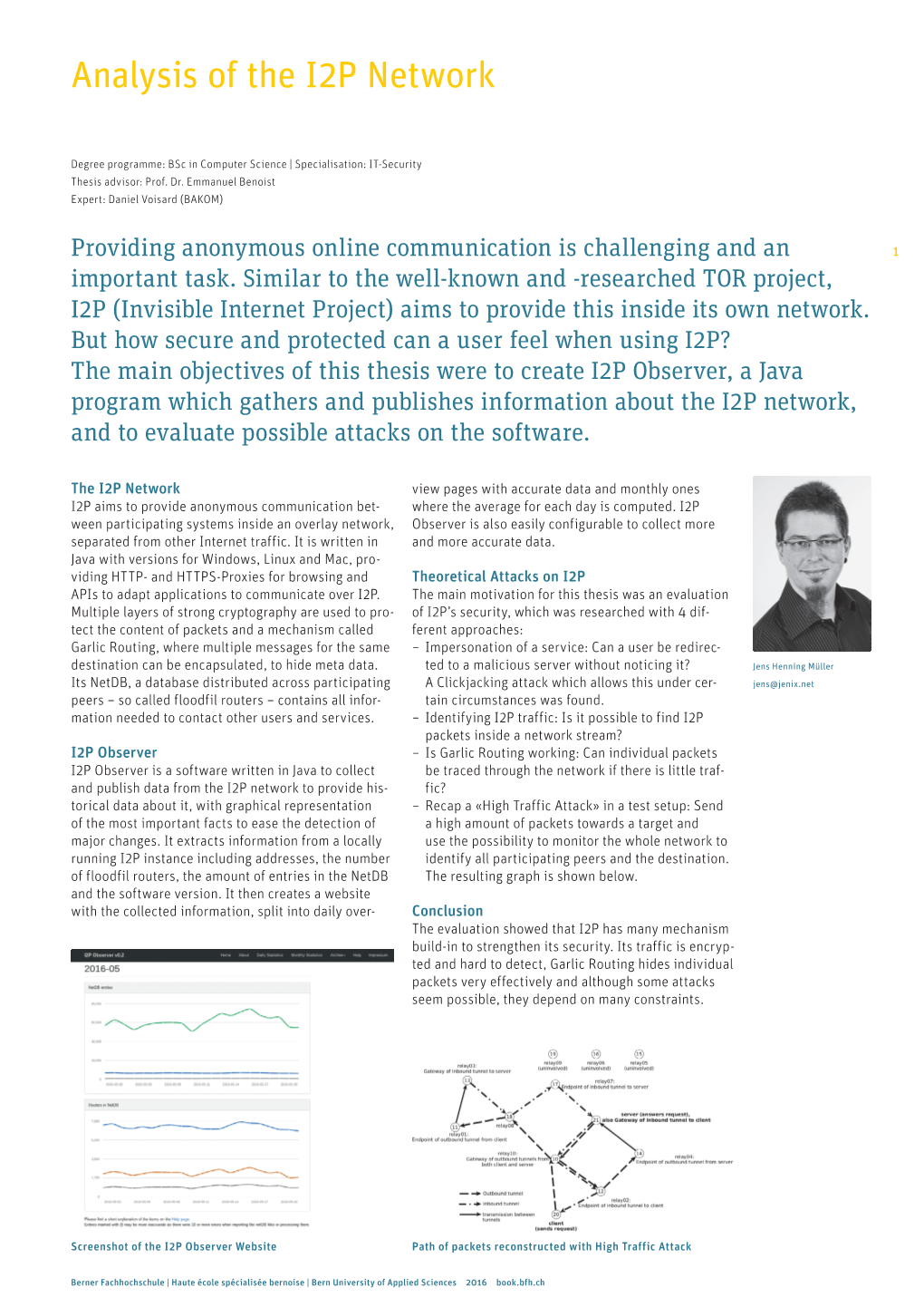 Analysis of the I2P Network