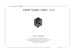 GIMP Toolkit: GTK+ V1.2