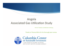 Angola- APG Utilization Study