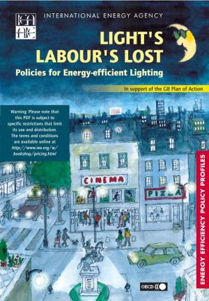 LIGHT's LABOUR's LOST Policies for Energy-Efficient Lighting