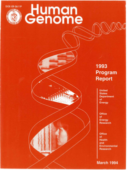 1993 Human Genome Program Report