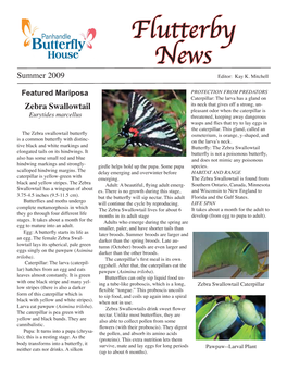 Flutterby News Summer 2009-1