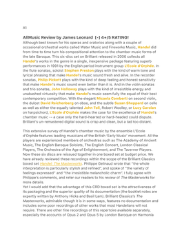 Allmusic Review by James Leonard