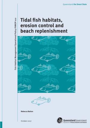 FHMOP 010: Tidal ﬁsh Habitats, Erosion Control and Beach Replenishment
