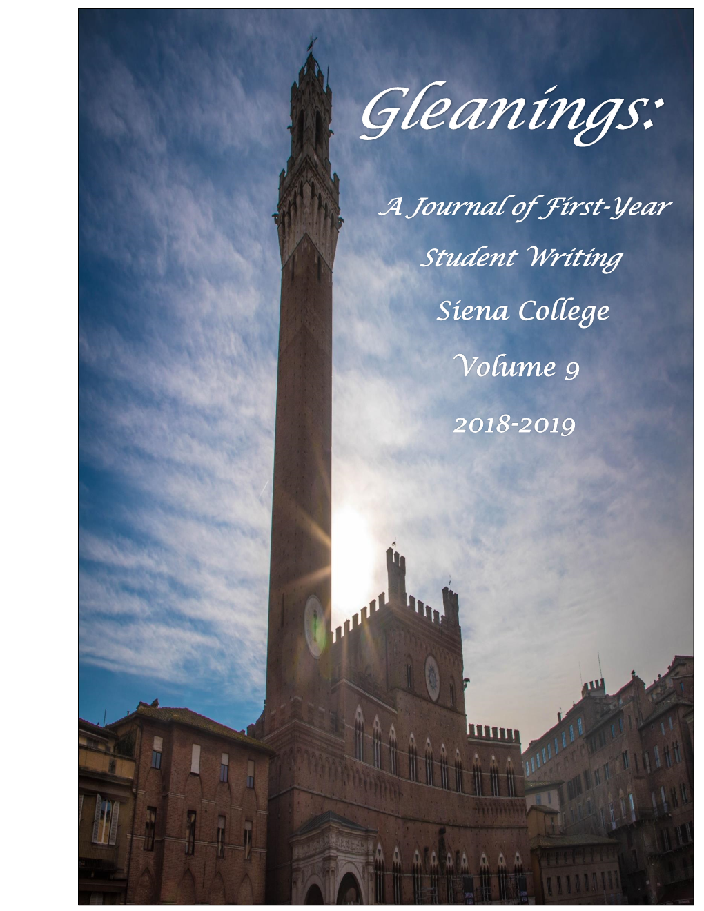 Gleanings 2018-2019