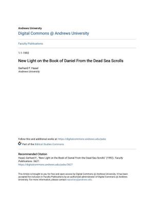 New Light on the Book of Daniel from the Dead Sea Scrolls