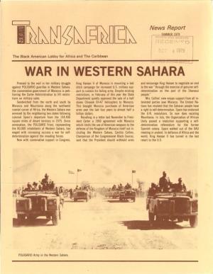 War in Western Sahara