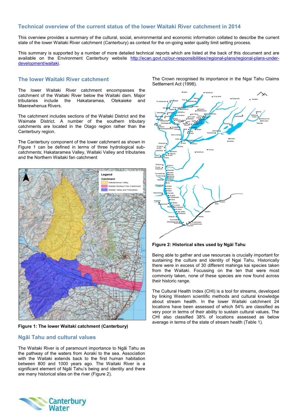 Draft Environment Canterbury Technical Report