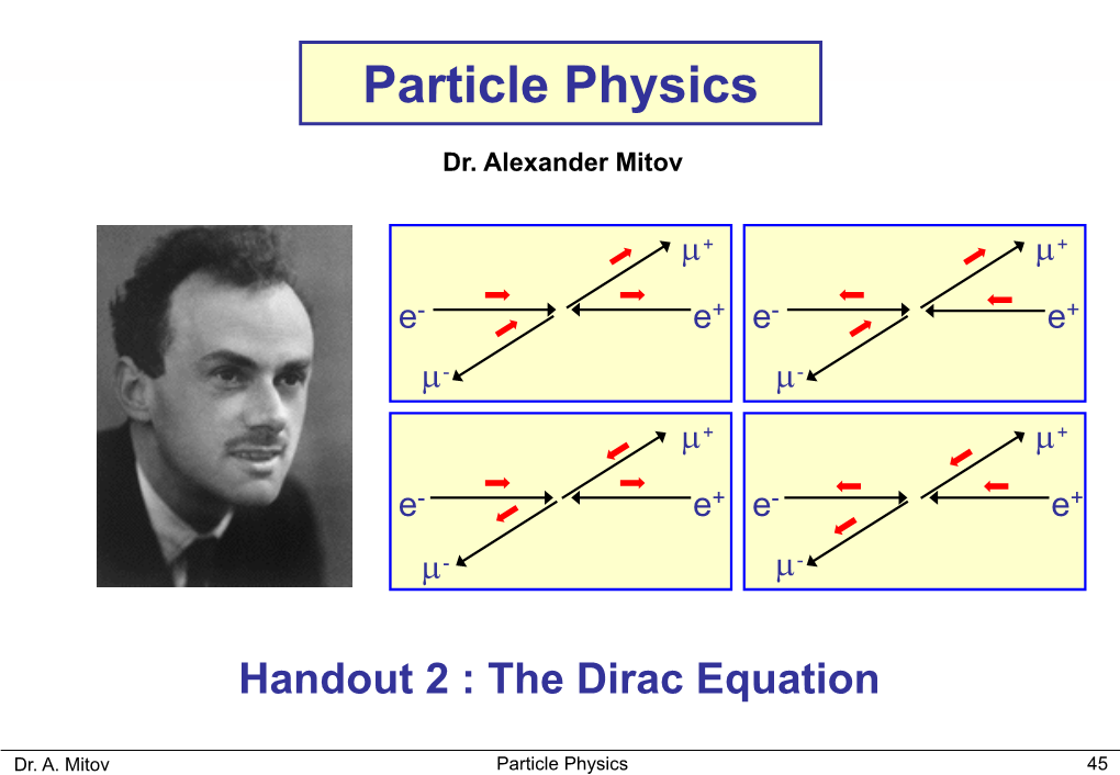 Dirac Equation