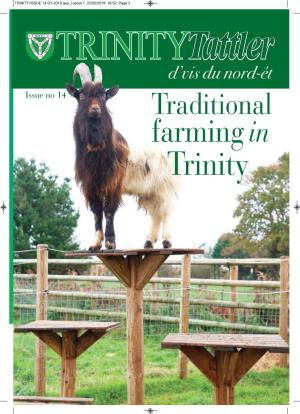 Traditionalissue No 14 Farming in Trinity TRINITY-ISSUE 14 Q1-2019.Qxp Layout 1 22/02/2019 16:52 Page 3
