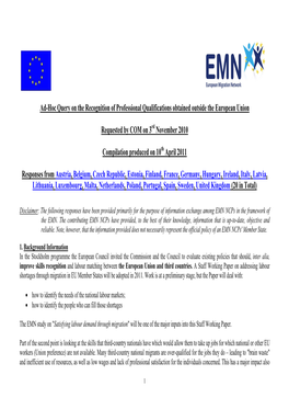 271 EMN Ad-Hoc Query Recognition of Professional