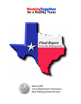 Final Report of Texas State Planning Grant