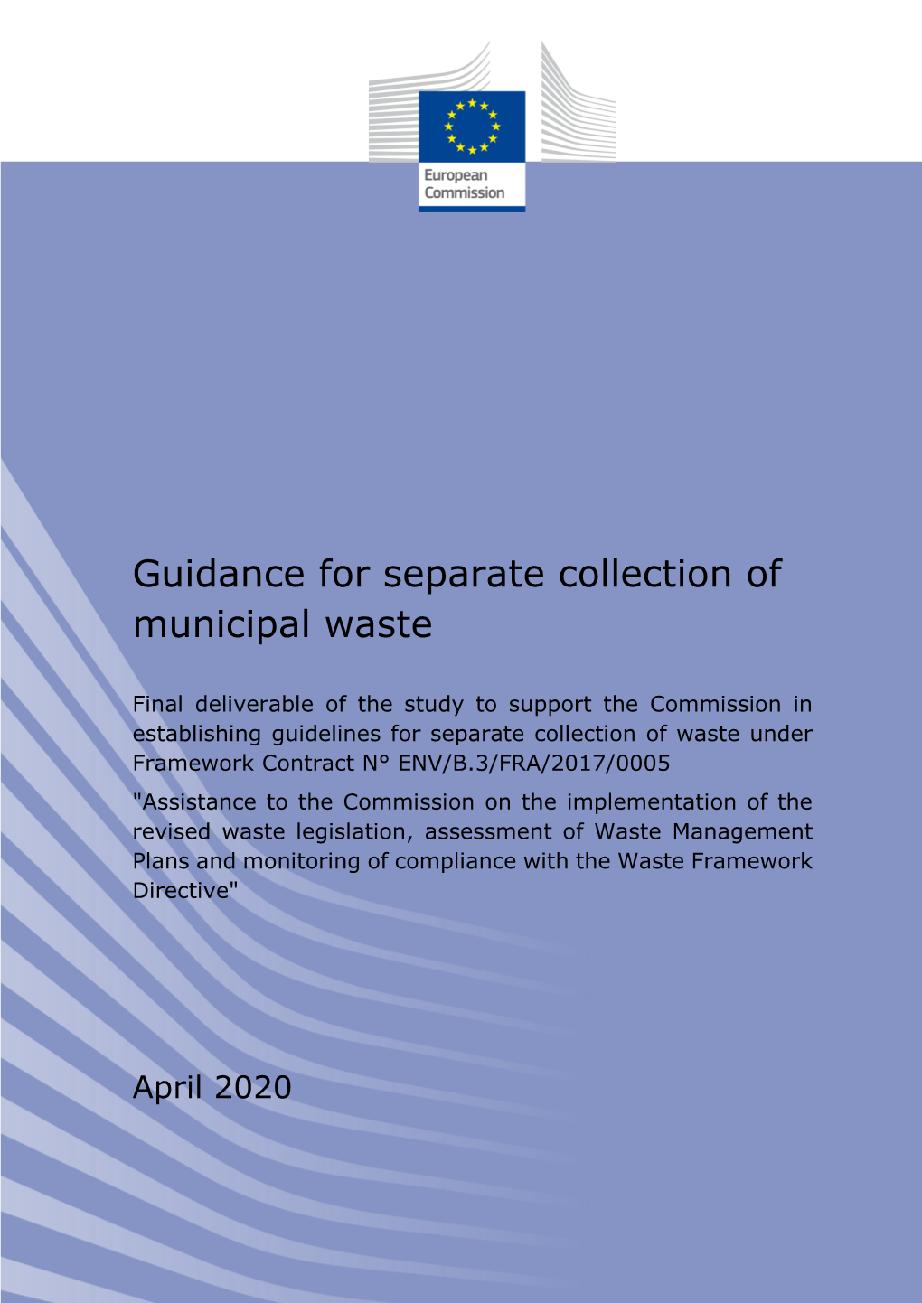 Guidance for Separate Collection of Municipal Waste