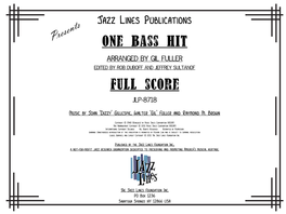 One Bass Hit Full Score