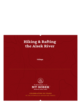 Hiking & Rafting the Alsek River