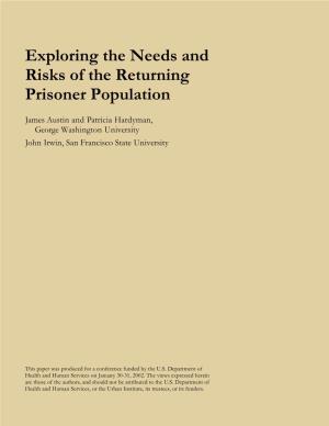 Exploring the Needs and Risks of the Returning Prisoner Population