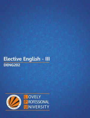 Elective English - III DENG202