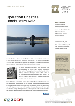 Operation Chastise: Dambusters Raid