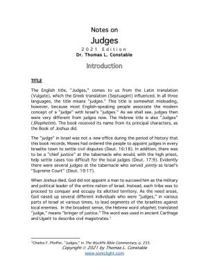 Judges 202 1 Edition Dr