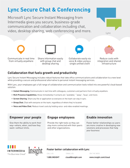 Lync Secure Chat & Conferencing