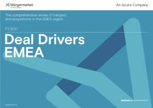 The Comprehensive Review of Mergers and Acquisitions in the EMEA Region FY 2017 an Acuris Company