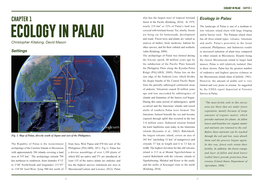 Ecology in Palau Chapter 1