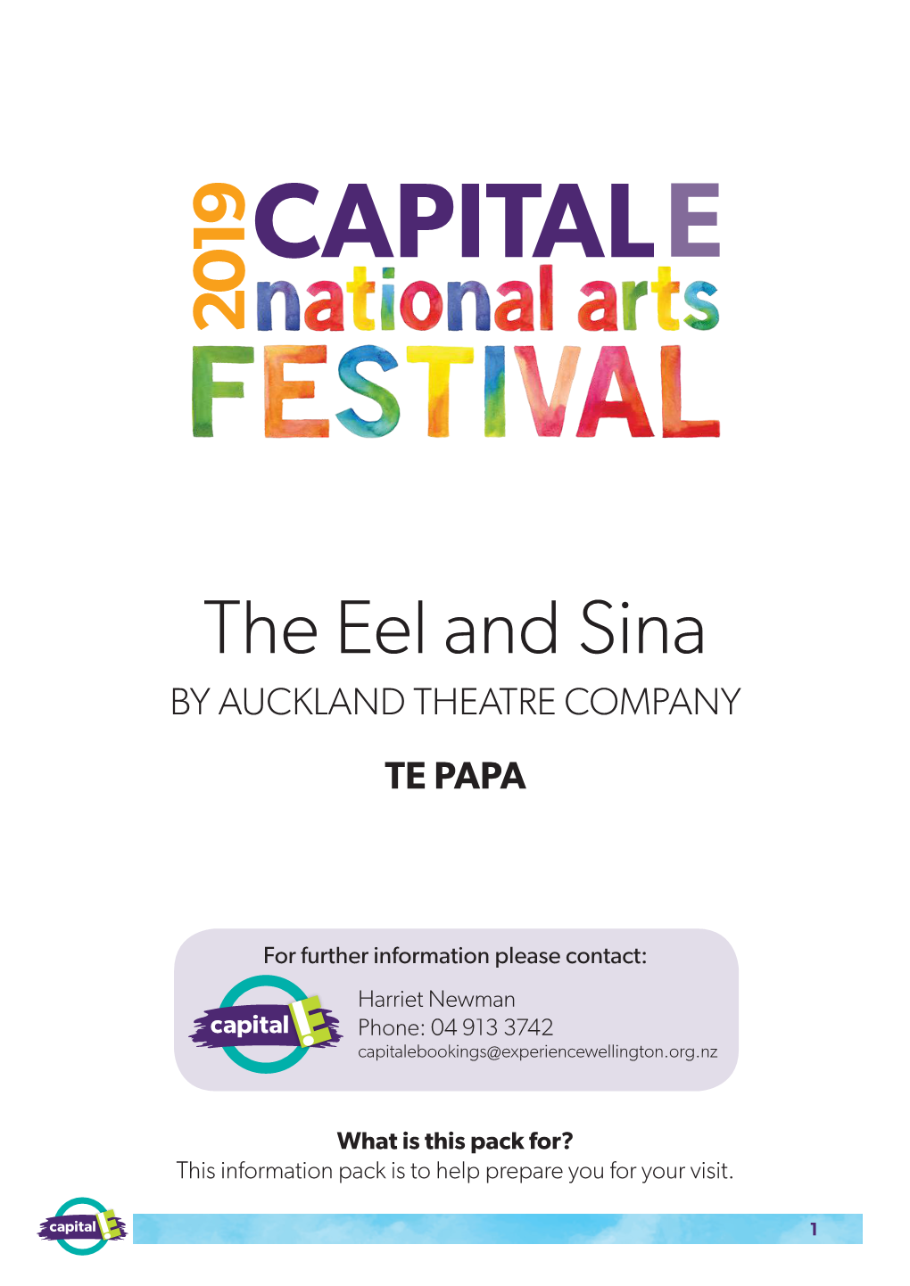 The Eel and Sina by AUCKLAND THEATRE COMPANY TE PAPA