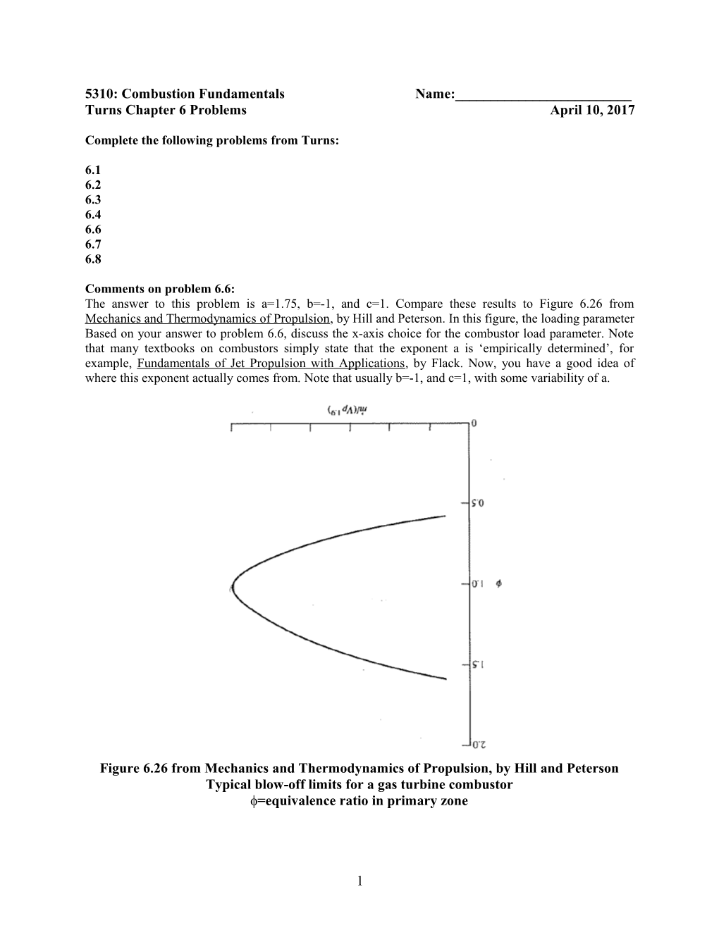 Complete the Following Problems from Turns