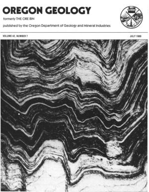 Oregon Geology, 1069 State Office Building, Portland, OR 97201