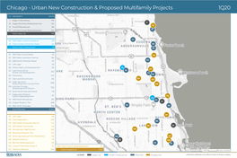 Chicago - Urban New Construction & Proposed Multifamily Projects 1Q20