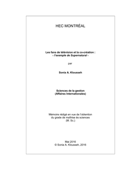 Hec Montréal