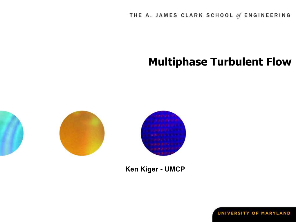 Multiphase Turbulent Flow