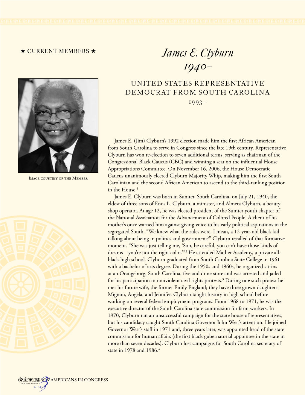 James E. Clyburn 1940–