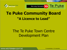 Te Puke Community Board