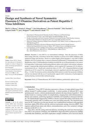 Design and Synthesis of Novel Symmetric Fluorene-2,7-Diamine Derivatives As Potent Hepatitis C Virus Inhibitors
