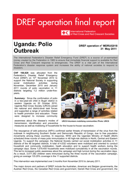 Uganda: Polio Outbreak