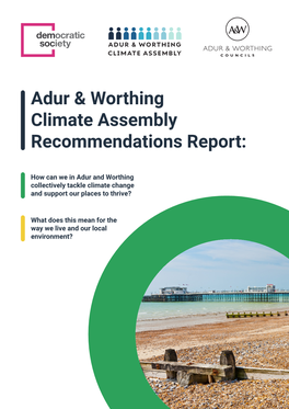 Adur & Worthing Climate Assembly Recommendations Report