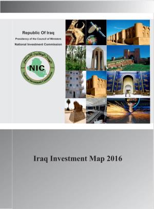 Investment Map of Iraq 2016