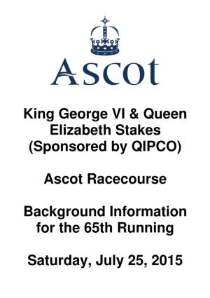 King George VI & Queen Elizabeth Stakes (Sponsored by QIPCO)