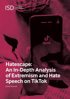 Hatescape: an In-Depth Analysis of Extremism and Hate Speech On