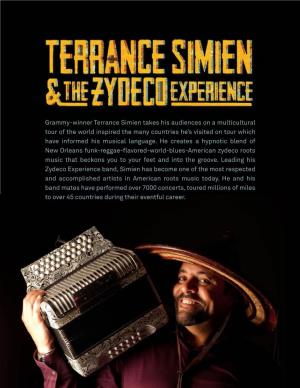 Grammy-Winner Terrance Simien Takes His Audiences on A