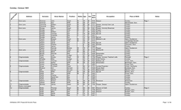 Corsley - Census 1851