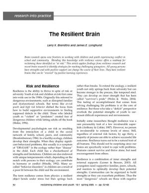 The Resilient Brain