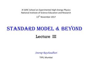 Standard Model & Beyond