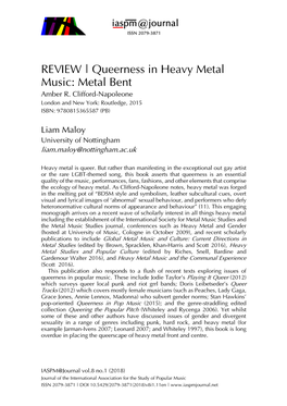 Queerness in Heavy Metal Music: Metal Bent Amber R