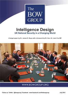 Intelligence Design by Dr James D