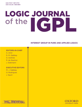 LOGIC JOURNAL of the IGPL