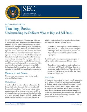 Trading Basics (PDF)