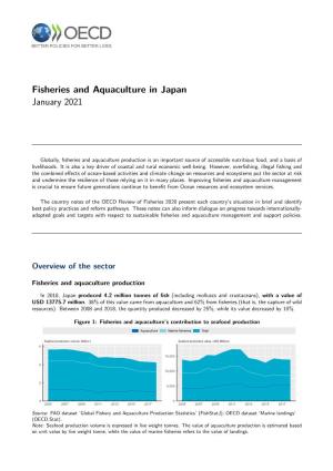 Fisheries and Aquaculture in Japan January 2021